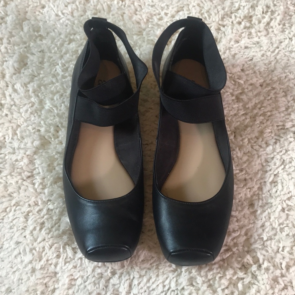 Ana black ballet style flats, Never Worn, NWOT